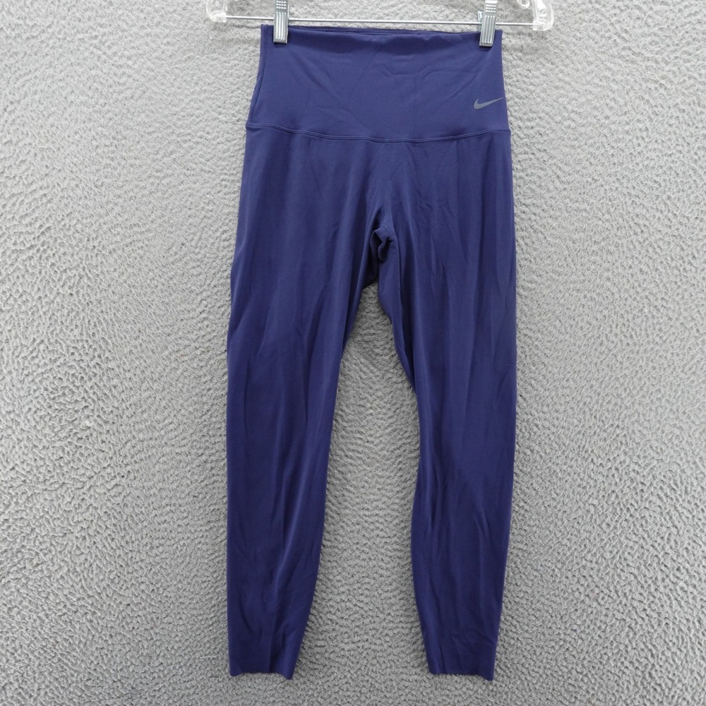 Nike Zenvy Dri-FIT High-Waisted Leggings Indigo Blue Small NEW
